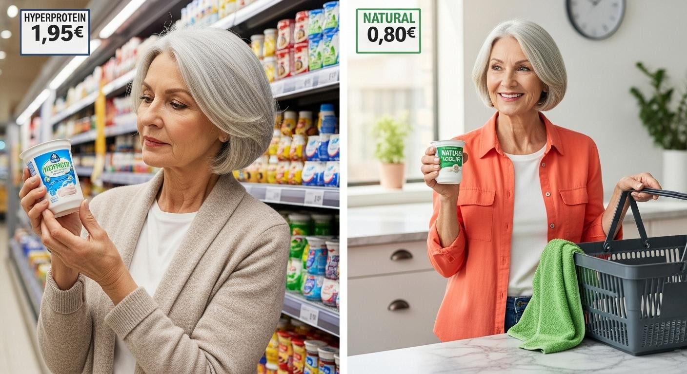 À 62 ans, elle dépense 140% de plus pour 1 gramme de protéines inutile