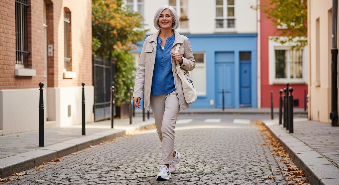 À 62 ans, elle porte les HOKA à 160€ qui font fureur à New York et Paris