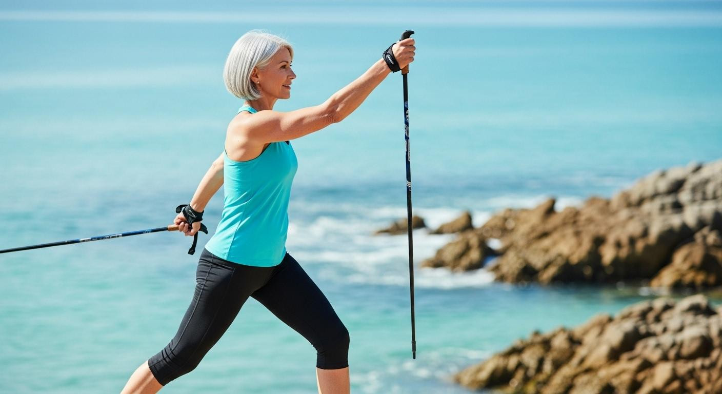 À 62 ans, elle brûle 450 calories en 45 min sans abîmer ses genoux