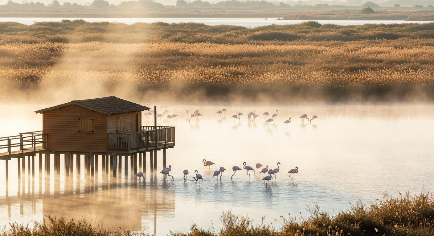 En Camargue, ce week-end à 120€ transforme votre sommeil au son des flamants
