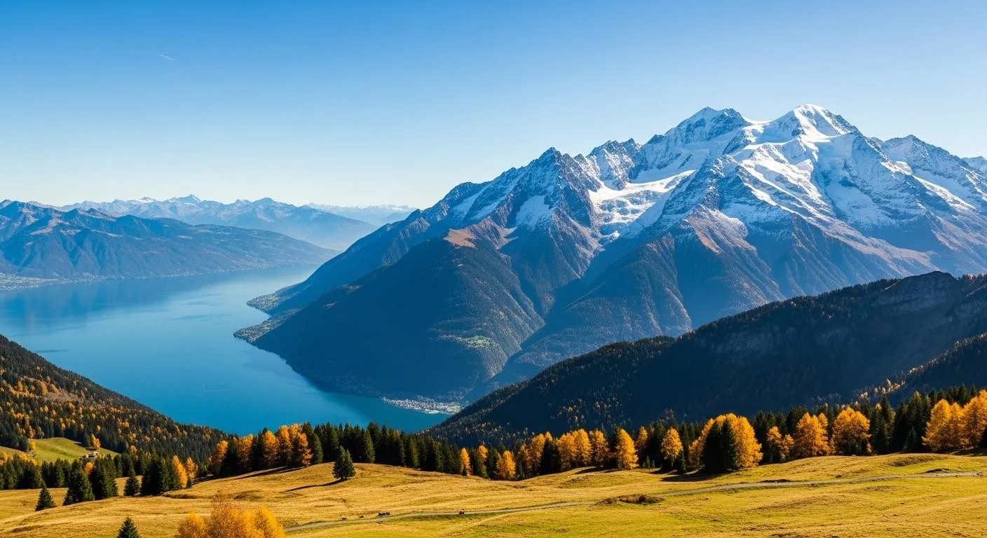 En 20 minutes d'Annecy, cette route à 942 m offre une vue sur 4 lacs