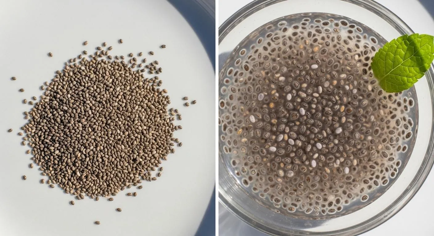 Graines de chia : 20 minutes de trempage évitent le risque d'obstruction
