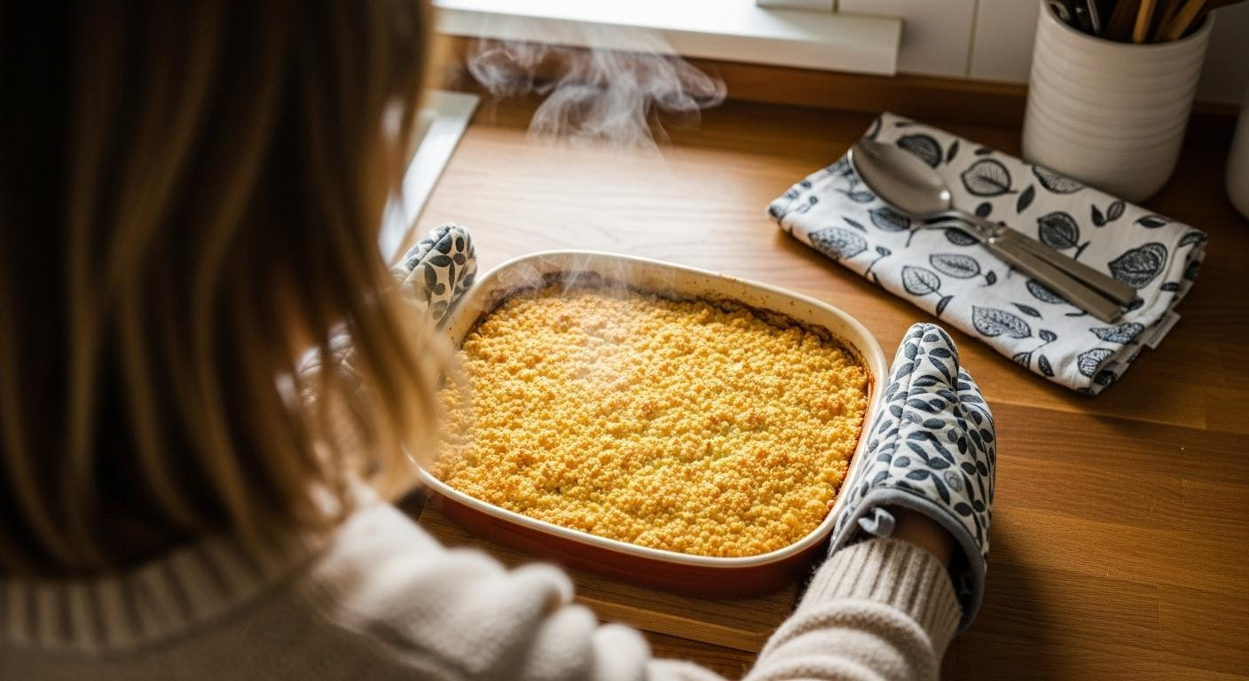 En 55 minutes, ce crumble à 4,20€ transforme les soirs de pluie