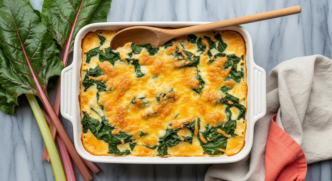 En 40 minutes, ce gratin de blettes à 2€ transforme le légume le plus boudé