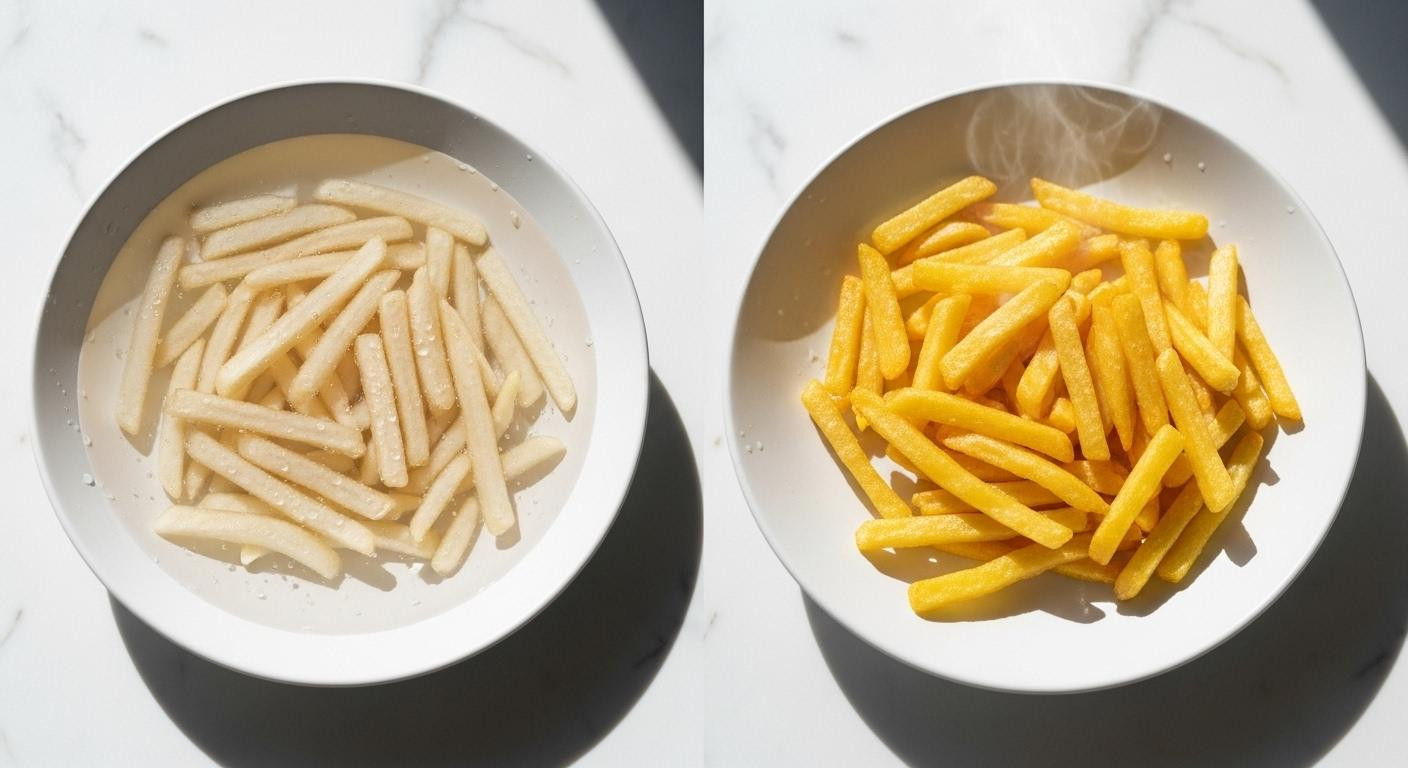 À 70°C pendant 15 minutes : cette astuce transforme vos frites Airfryer